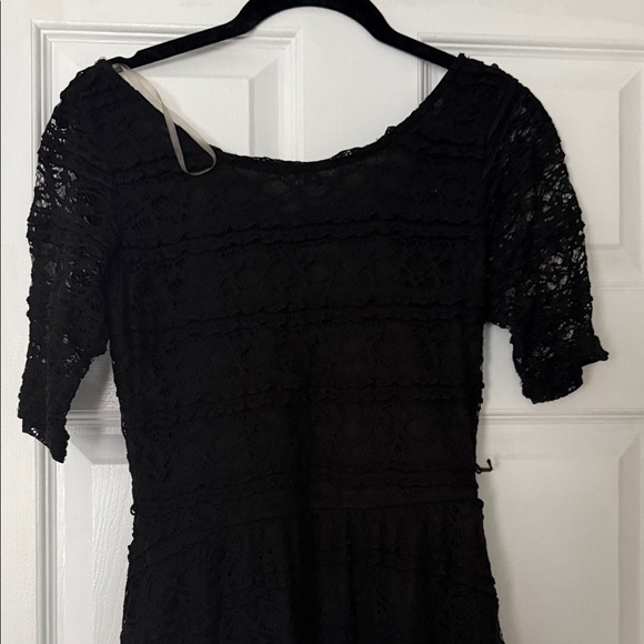 Rewind Dresses & Skirts - Rewind Black Lace Long Sleeve Dress